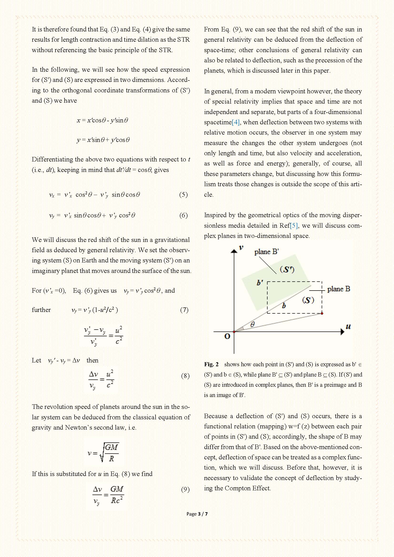 Analytical Space Time P3